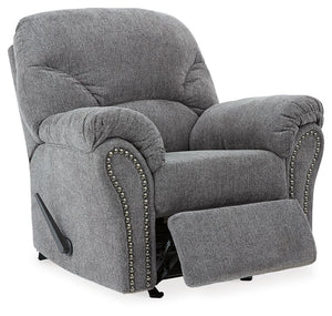 Allmaxx - Rocker Recliner - Pewter - R&R Furniture Gallery (Fountain Valley, CA)