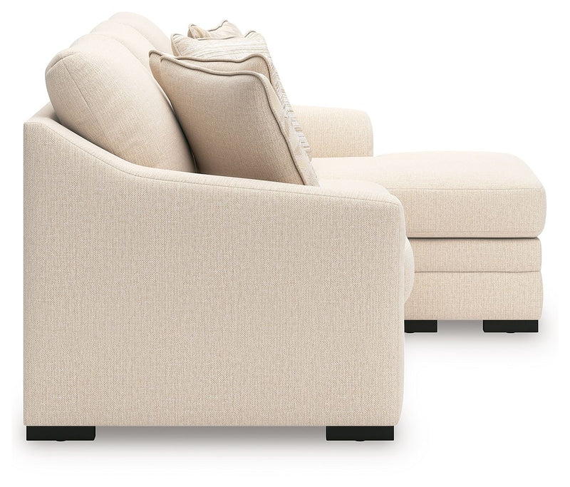 Lango - Queen Sofa Chaise Sleeper - Jute - R&R Furniture Gallery (Fountain Valley, CA)