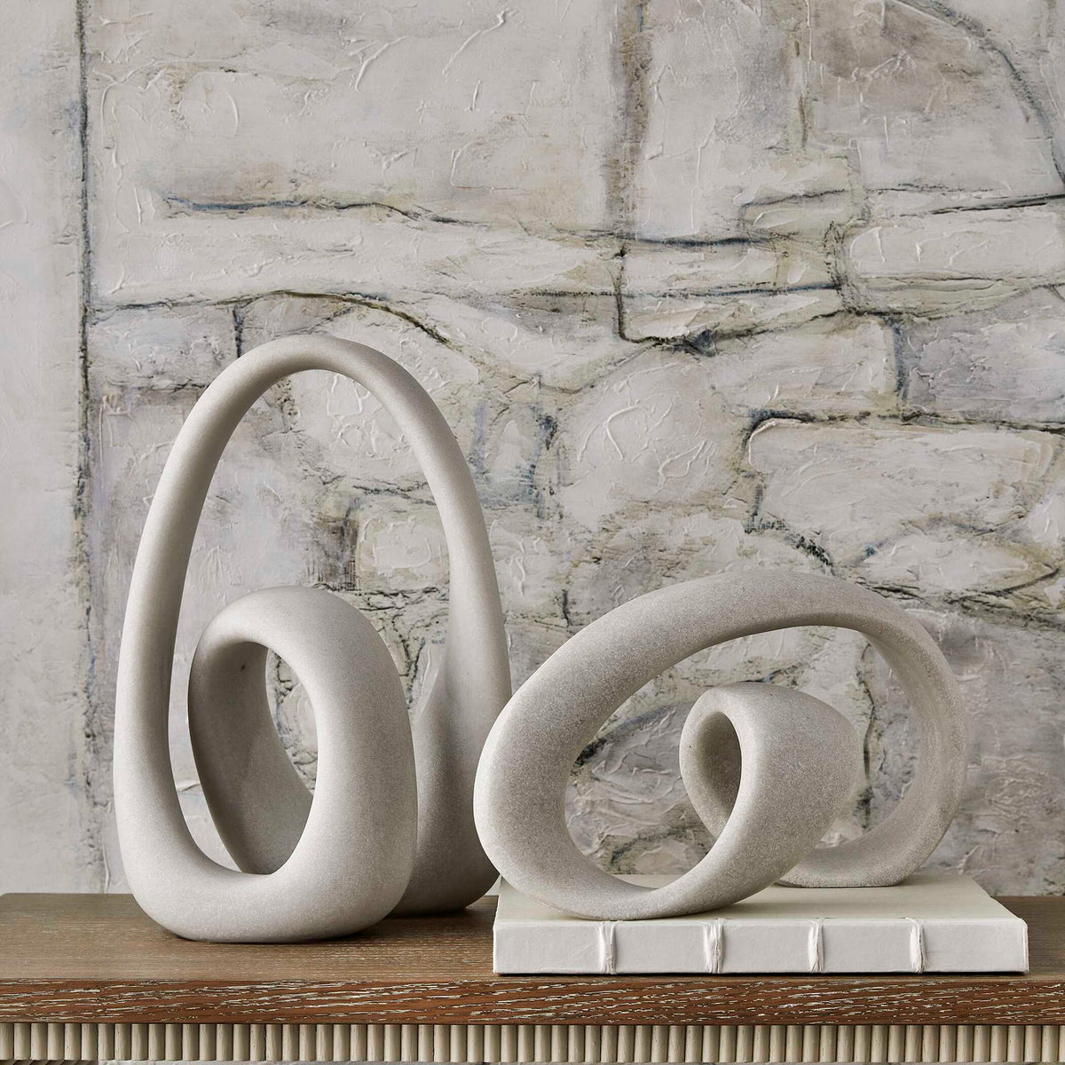 Knot Now - Tall Sculpture - White