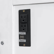 Murphy Bed With Desk, LED Lights & USB Charging Station - R&R Furniture Gallery (Fountain Valley, CA)