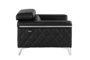 1140 - Top Grain Italian Leather Chair - R&R Furniture Gallery (Fountain Valley, CA)