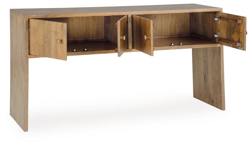 Ella Grove - Console - Rich Brown - R&R Furniture Gallery (Fountain Valley, CA)