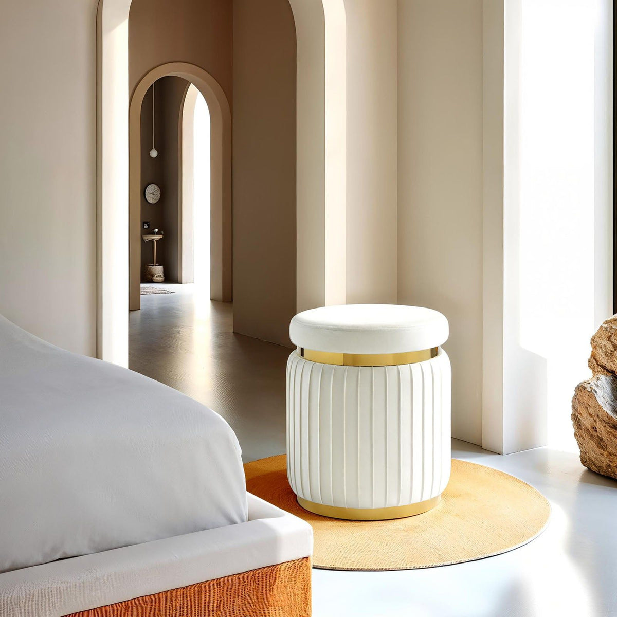 Dottie - Stool, White
