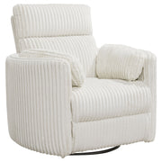 Parker Living Radius Power Swivel Glider Recliner chair set with plush upholstery and modern design, featuring a reclining and swiveling function.