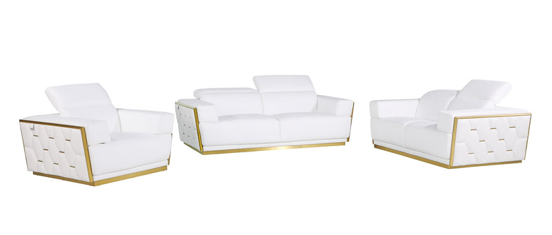 1111 - Leather Living Room Set - R&R Furniture Gallery (Fountain Valley, CA)
