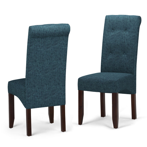 Cosmopolitan - Deluxe Tufted Parson Upholstered Chair (Set of 2) - R&R Furniture Gallery (Fountain Valley, CA)