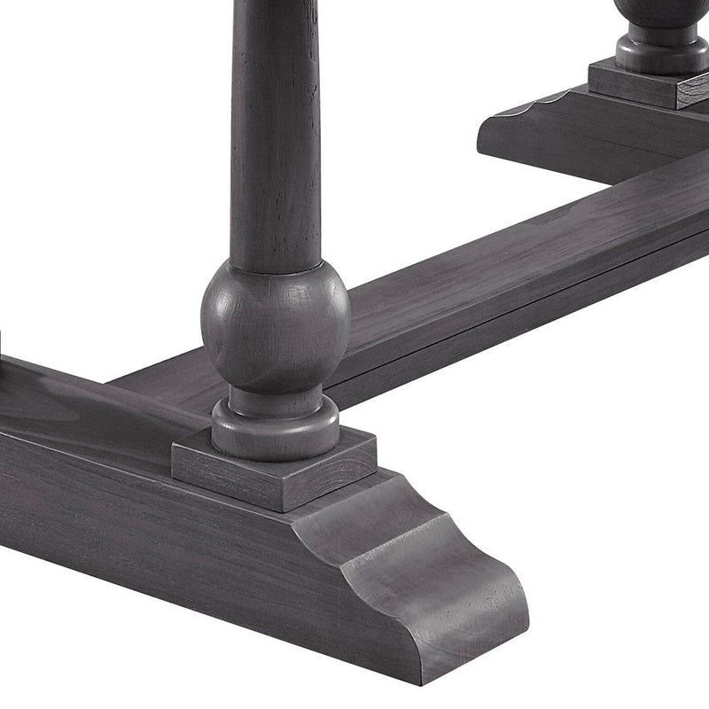 Yabeina - Dining Table - Marble Top Top & Gray Oak - R&R Furniture Gallery (Fountain Valley, CA)