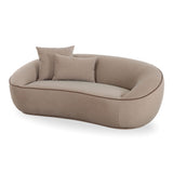 Jenny - Faux Mohair Loveseat - Taupe - R&R Furniture Gallery (Fountain Valley, CA)