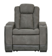 Next-Gen Durapella - Pwr Recliner/Adj Headrest - R&R Furniture Gallery (Fountain Valley, CA)