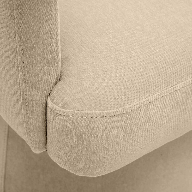 Kristen - Upcycled Chenille Rolling Desk Chair - R&R Furniture Gallery (Fountain Valley, CA)