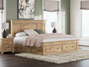 Makidern - Panel Storage Bed With Under Bed Storage Unit And Storage Footboard - R&R Furniture Gallery (Fountain Valley, CA)