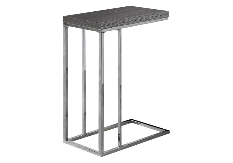 Accent Table, C - Shaped, Tempered Glass, Stylish Design Contemporary & Modern - R&R Furniture Gallery (Fountain Valley, CA)