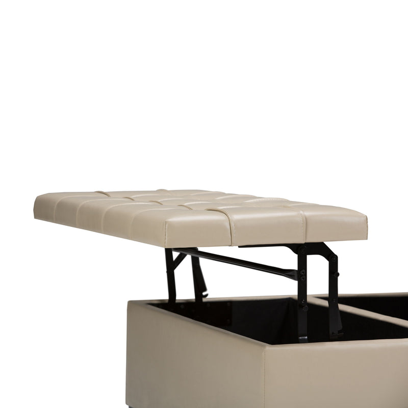 Harrison - Upholstered Coffee Table Storage Ottoman - R&R Furniture Gallery (Fountain Valley, CA)