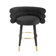 Betty - Velvet Counter Stool - R&R Furniture Gallery (Fountain Valley, CA)