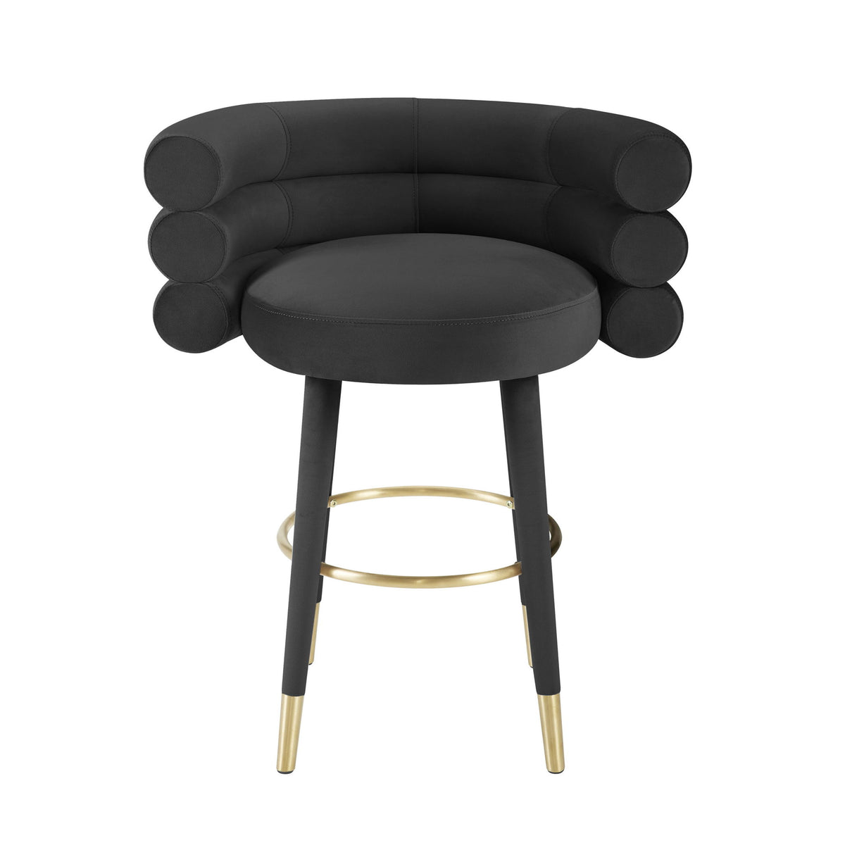 Betty - Velvet Counter Stool - R&R Furniture Gallery (Fountain Valley, CA)