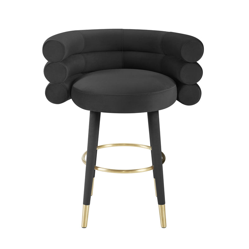 Betty - Velvet Counter Stool - R&R Furniture Gallery (Fountain Valley, CA)
