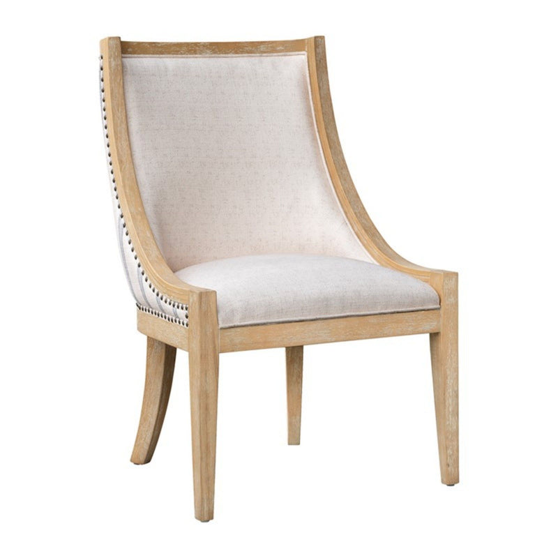 Upholstered Dining Chair With Nailhead Trim - R&R Furniture Gallery (Fountain Valley, CA)
