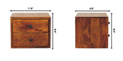Solis - 1 Drawer Wall Mounted Nightstand - R&R Furniture Gallery (Fountain Valley, CA)