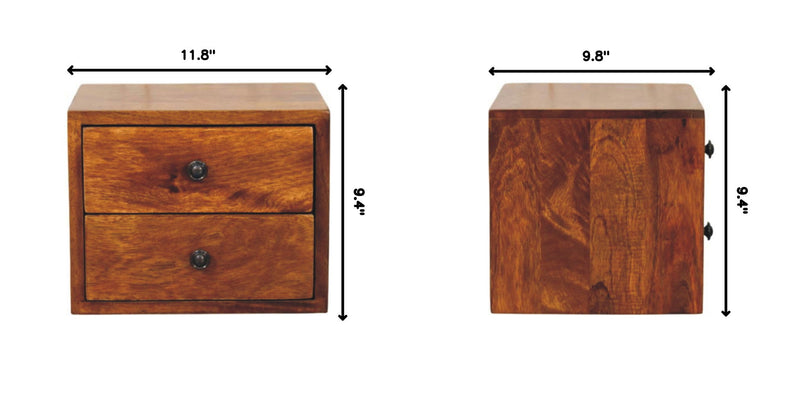 Solis - 1 Drawer Wall Mounted Nightstand - R&R Furniture Gallery (Fountain Valley, CA)