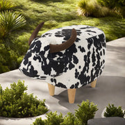 Cow Shaped Ottoman Footstool - R&R Furniture Gallery (Fountain Valley, CA)