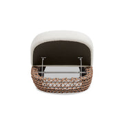 Willow - Sunbrella Upholstered Patio Lounger - R&R Furniture Gallery (Fountain Valley, CA)
