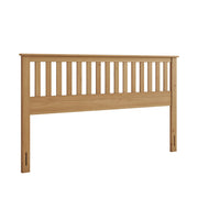 Ridgecrest Home Malinda panel headboard with sleek wooden design, shown in a modern bedroom setting.