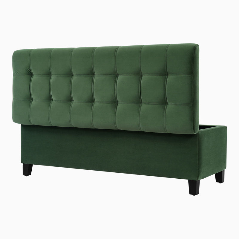 Upholstered Storage Ottoman Bench, Foot Rest For Bedroom - R&R Furniture Gallery (Fountain Valley, CA)