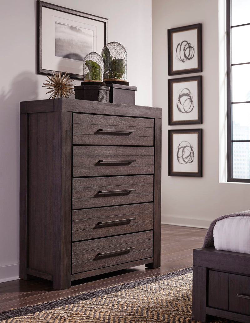 Heath Five Drawer Chest in Basalt Grey (2024)