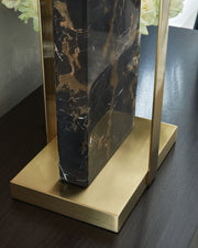 Neonish - Marble Table Lamp - Black / Gold Finish - R&R Furniture Gallery (Fountain Valley, CA)
