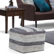 Clay - Square Pouf, Upholstered - R&R Furniture Gallery (Fountain Valley, CA)