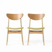 Noble House contemporary dining side chair with sleek modern design and smooth wooden finish, perfect for stylish dining rooms.