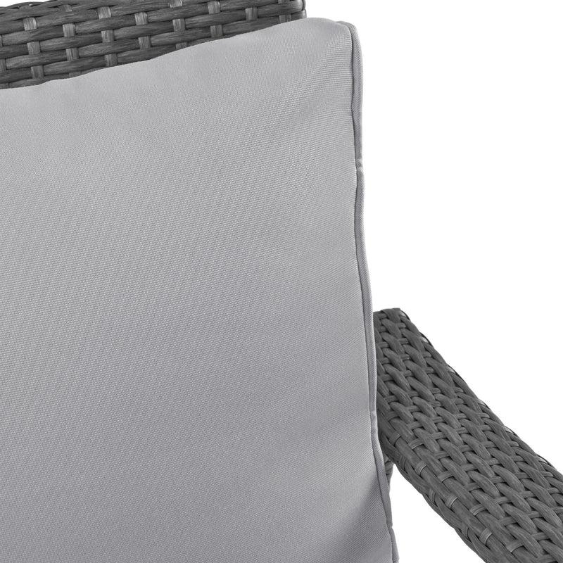 Honolulu - Loveseat - Gray / Silver - R&R Furniture Gallery (Fountain Valley, CA)