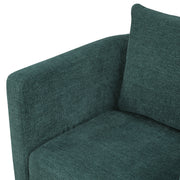 Sutton - Swivel Barrel Chair - Peacock - R&R Furniture Gallery (Fountain Valley, CA)