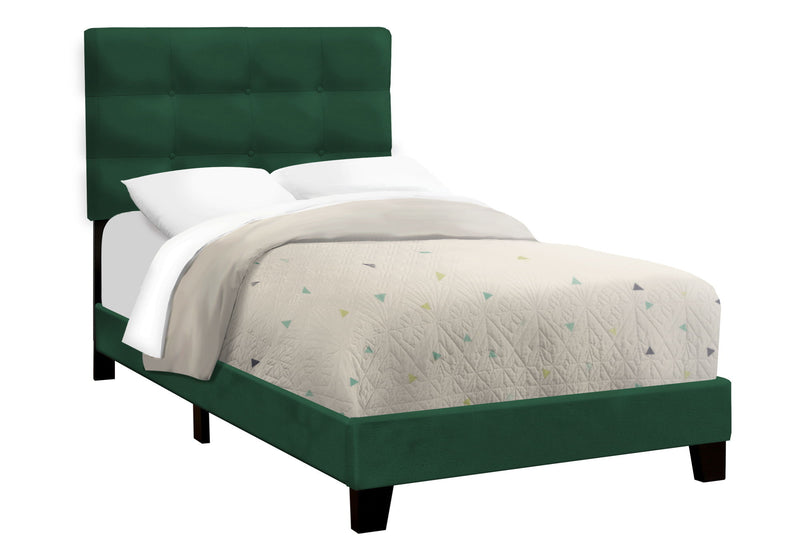 Bed, Upholstered, Frame Only, Transitional - R&R Furniture Gallery (Fountain Valley, CA)