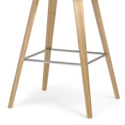 Randolph Bentwood - Upholstered Counter / Bar Height Stool (Set of 2) - R&R Furniture Gallery (Fountain Valley, CA)