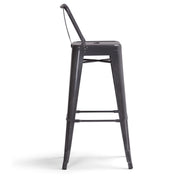Rayne - Curved Back Metal Stool (Set of 2) - R&R Furniture Gallery (Fountain Valley, CA)