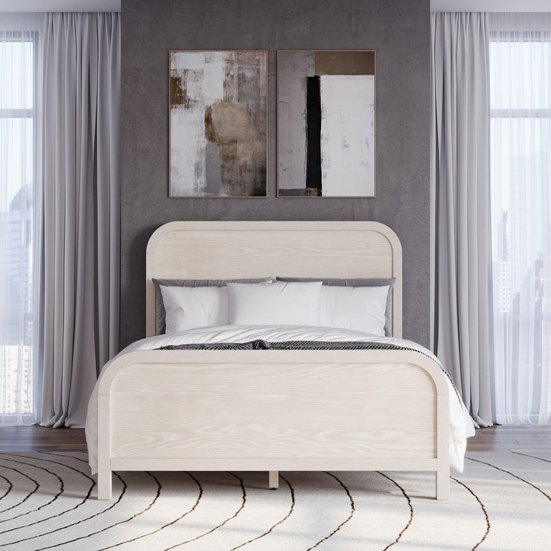 Drake Queen-size Wood Platform Bed in Sugar - R&R Furniture Gallery (Fountain Valley, CA)
