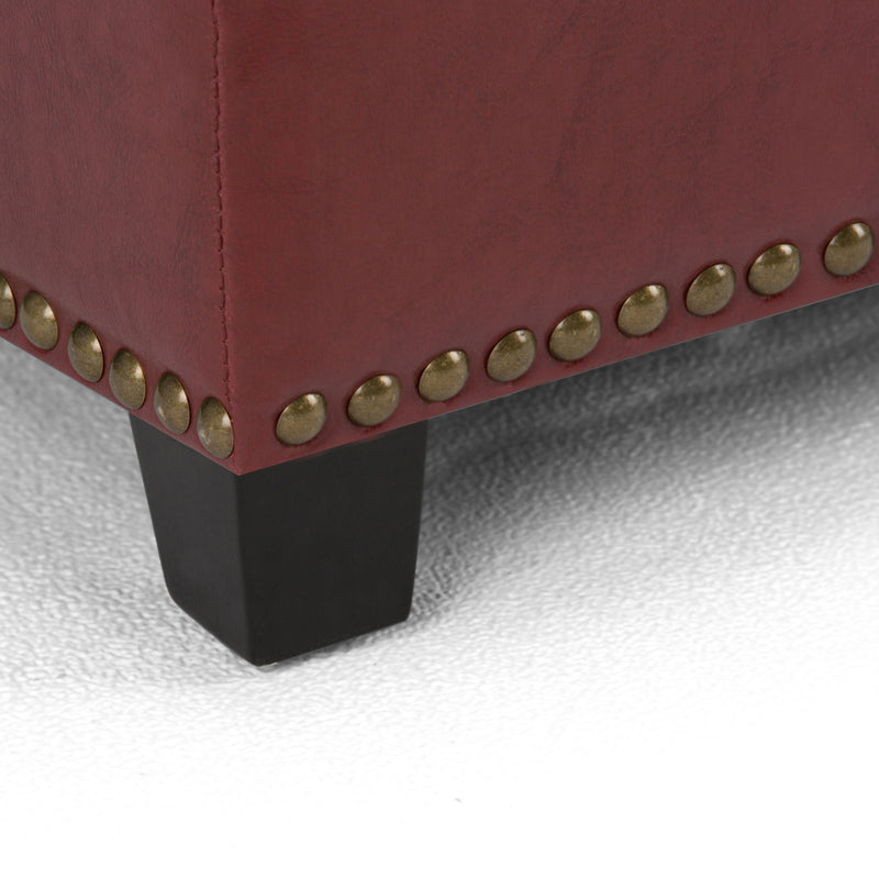 Kingsley - Upholstered Large Storage Ottoman - R&R Furniture Gallery (Fountain Valley, CA)
