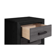 Soluto - Nightstand - Gray / Black - R&R Furniture Gallery (Fountain Valley, CA)