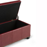 Kingsley - Upholstered Large Storage Ottoman - R&R Furniture Gallery (Fountain Valley, CA)
