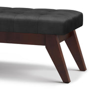 Draper - Upholstered Mid Century Tufted Ottoman Bench - R&R Furniture Gallery (Fountain Valley, CA)