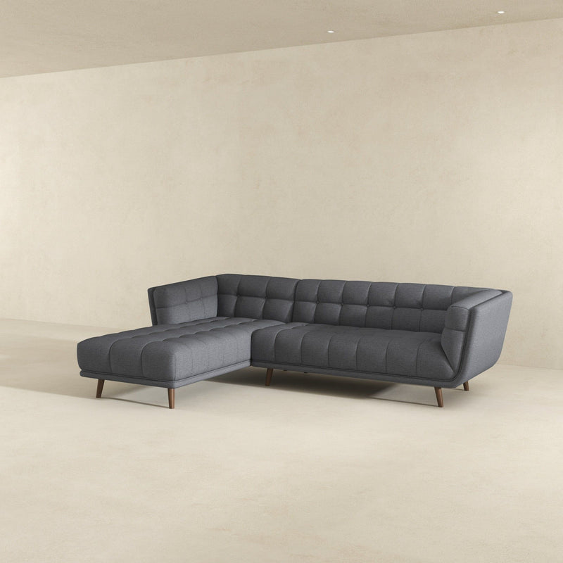Addison - L Shape Sectional Sofa Tufted - R&R Furniture Gallery (Fountain Valley, CA)