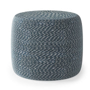 Bayley - Versatile Round Braided Pouf - R&R Furniture Gallery (Fountain Valley, CA)