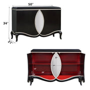 Ashor - Console Cabinet - Black - R&R Furniture Gallery (Fountain Valley, CA)
