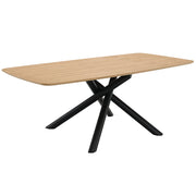 Lawton - Dining Table - Natural & Black - R&R Furniture Gallery (Fountain Valley, CA)