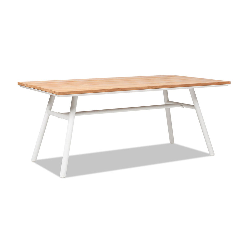 Maiden - 6 Seater Patio Dining Table - Natural Teak - R&R Furniture Gallery (Fountain Valley, CA)