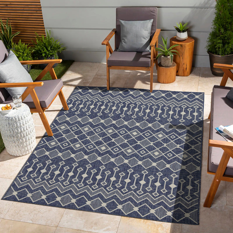 Sunshine - Modern Indoor / Outdoor Area Rug - R&R Furniture Gallery (Fountain Valley, CA)