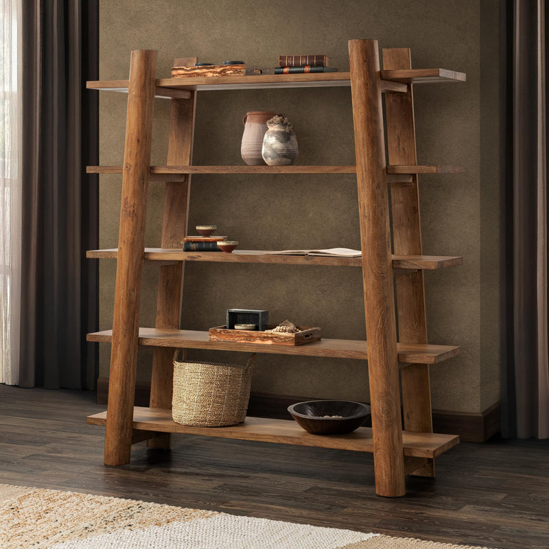 Pomona - Bookshelf - Golden Wheat - R&R Furniture Gallery (Fountain Valley, CA)