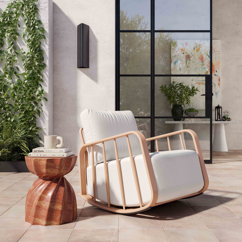 Turin - Faux Marble Indoor / Outdoor Concrete Stool - R&R Furniture Gallery (Fountain Valley, CA)