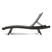 Mysticism Outdoor Chaise Lounge With Adjustable Backrest And Foldable Legs - Brown Multi - R&R Furniture Gallery (Fountain Valley, CA)